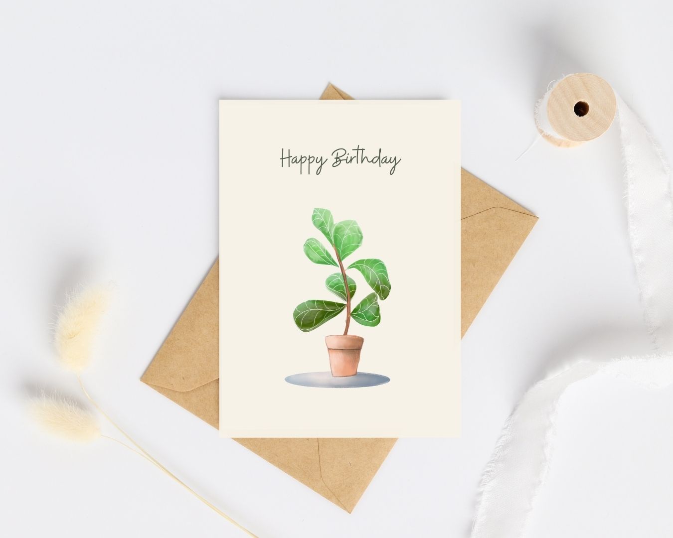 Postkaart- Happy birthday