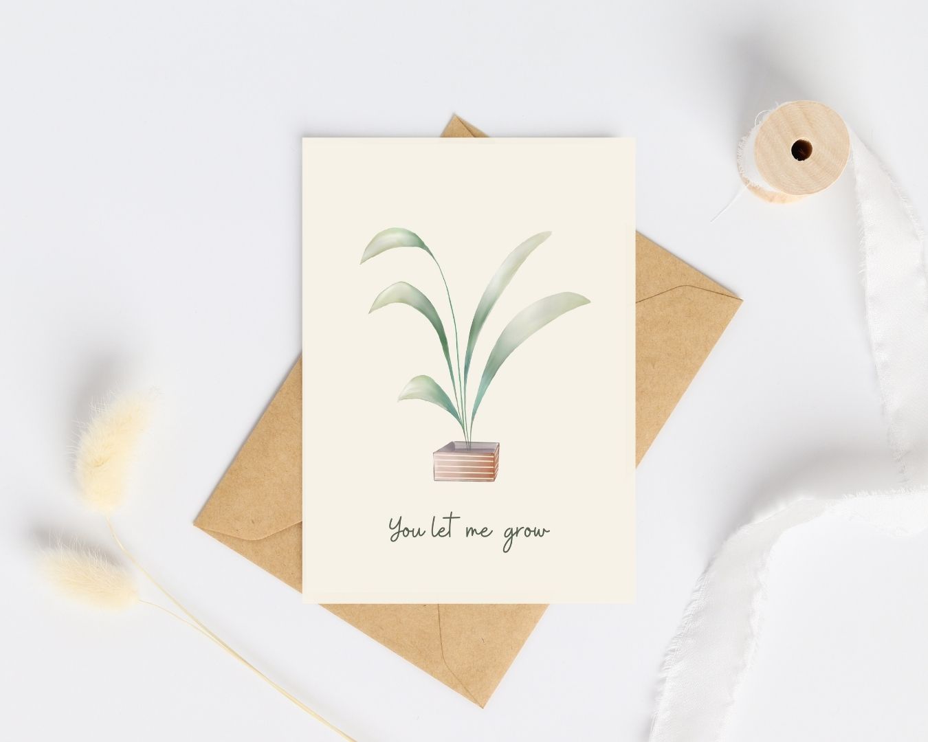 Postkaart - You let me grow