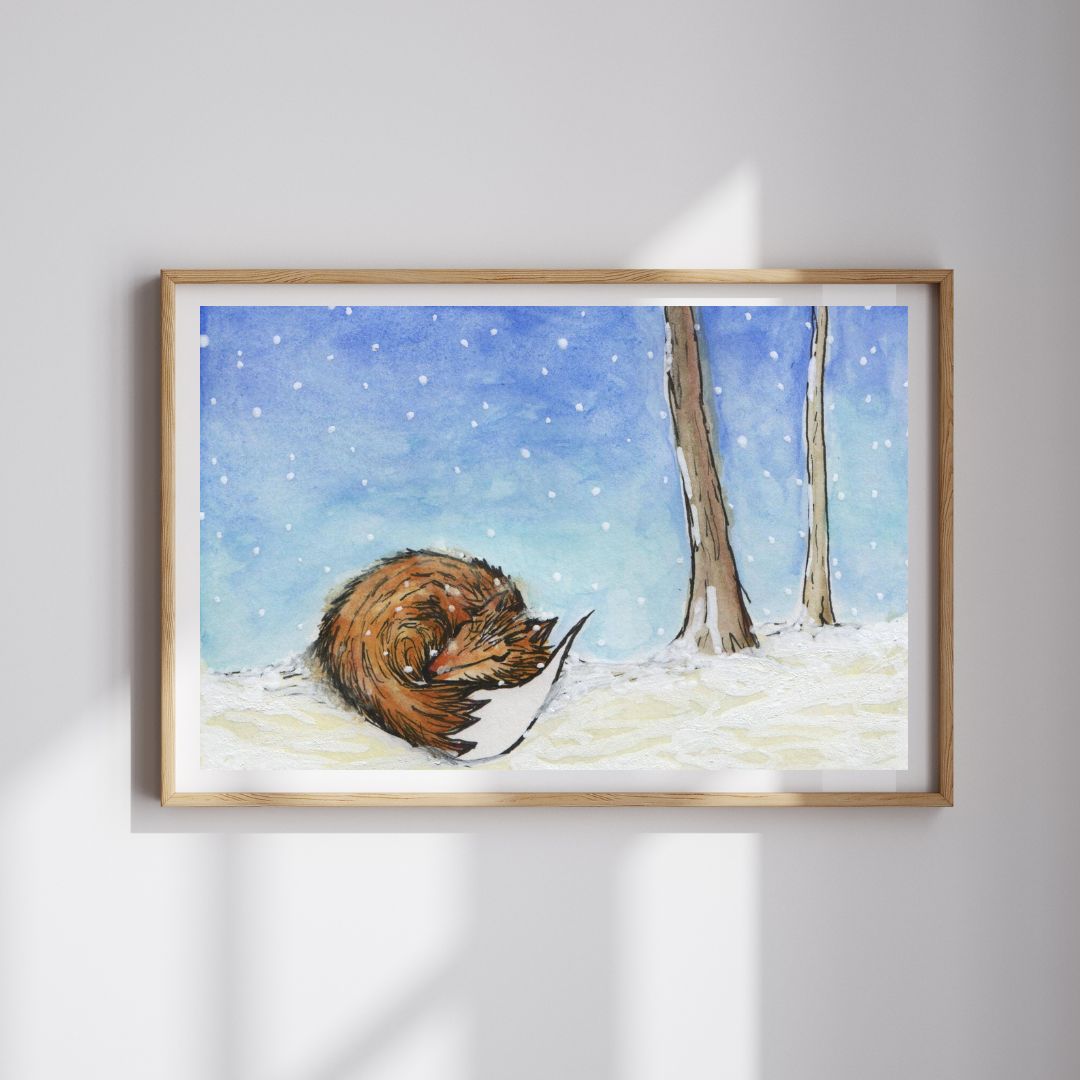 A3 poster - Sneeuwvos