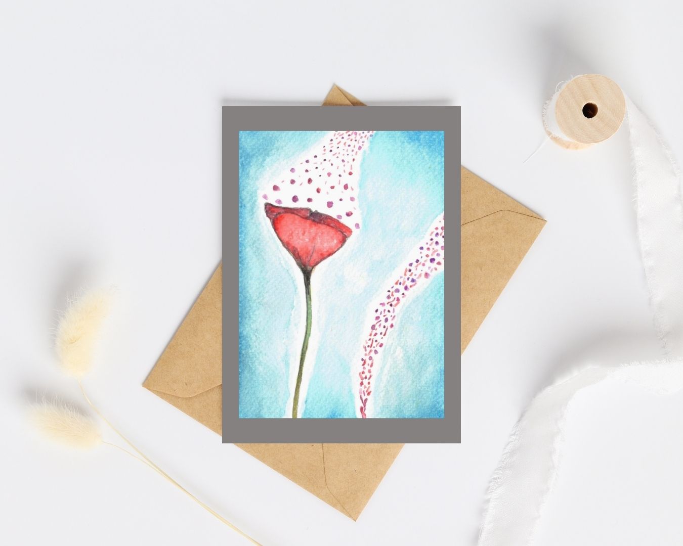 Postkaart - Strooibloem