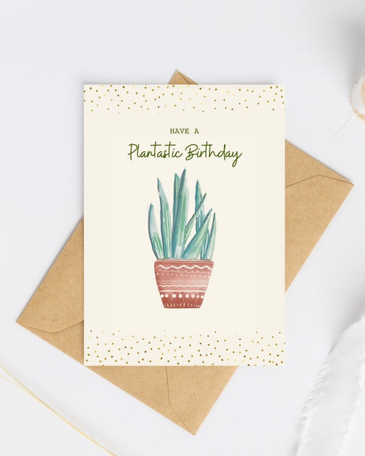 Postkaart - Have a plantastic birthday